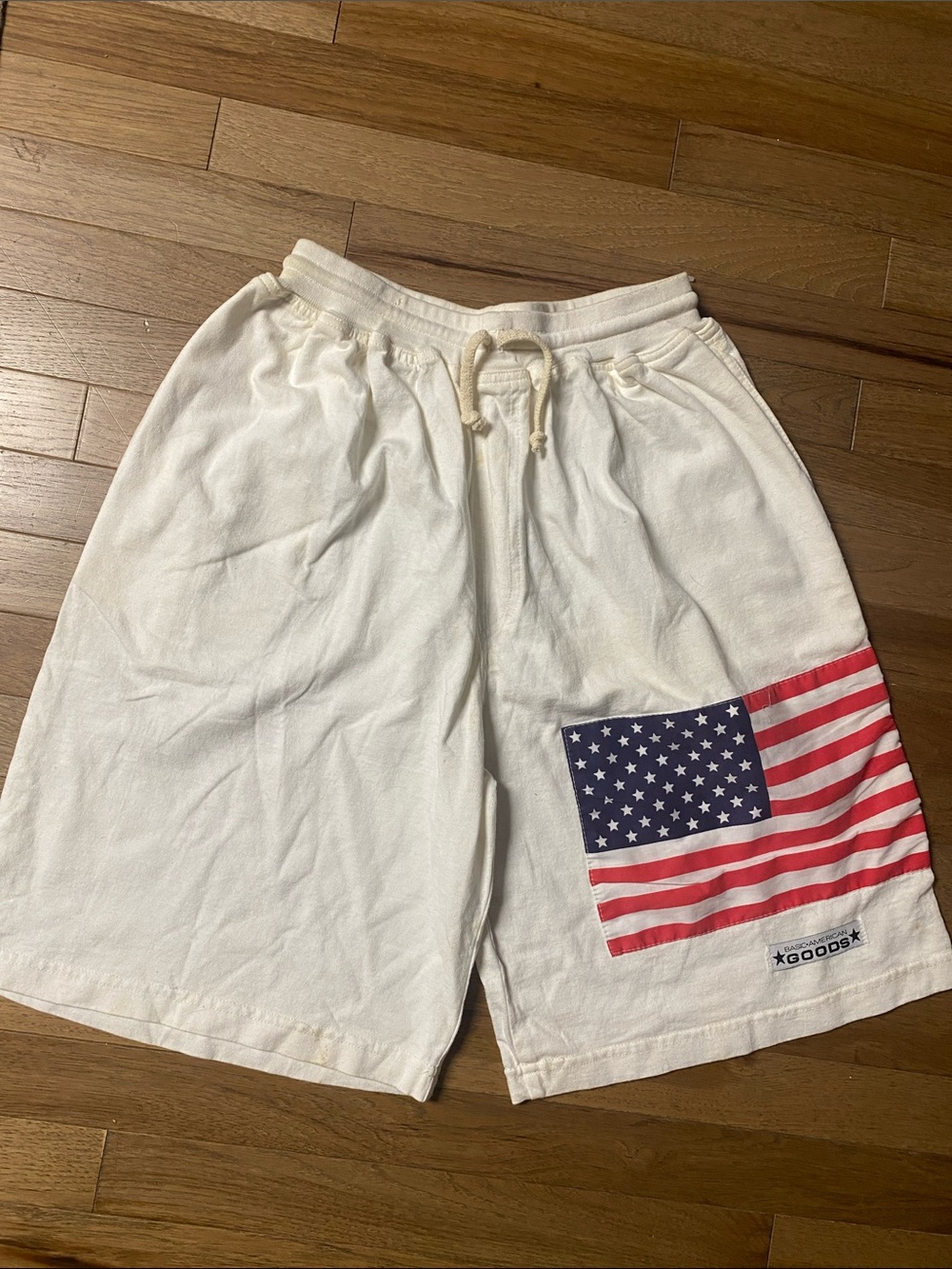 Basic American Goods cotton slouch shorts  late 1980s
